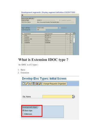 All about idoc definition architecture, implementation | DOCX