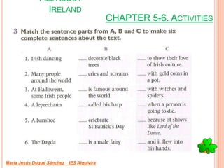 CHAPTER 5-6. ACTIVITIES
María Jesús Duque Sánchez IES Alquivira
ALL ABOUT
IRELAND
 