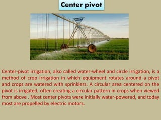 Information About Water Irrigation | PPTX