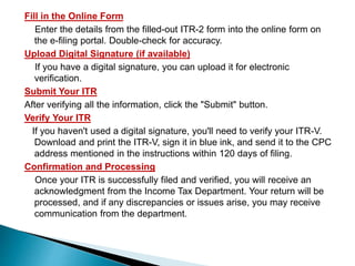 All About ITR 2 for Income Tax Return.pptx