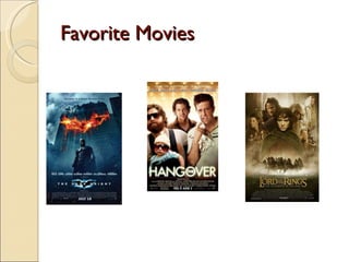 Favorite Movies 