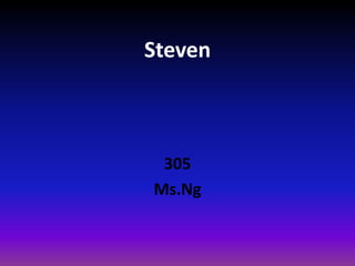 Steven

305
Ms.Ng

 