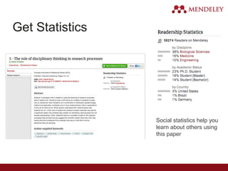 Get Statistics
Social statistics help you
learn about others using
this paper
 