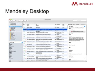 Mendeley Desktop
 
