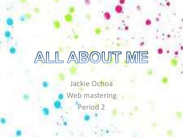 all about me powerpoint