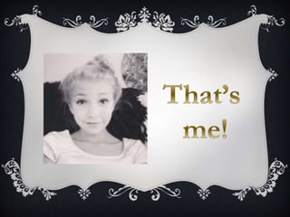 All about me presentation