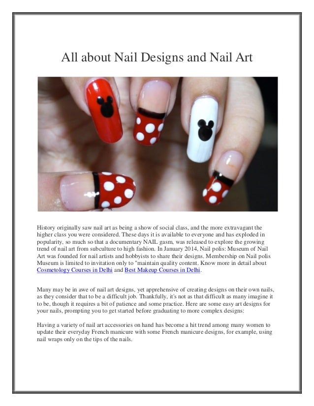 All About Nail Designs And Nail Art