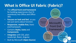 All about Office UI Fabric