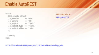 ORDS - Oracle REST Data Services | PDF