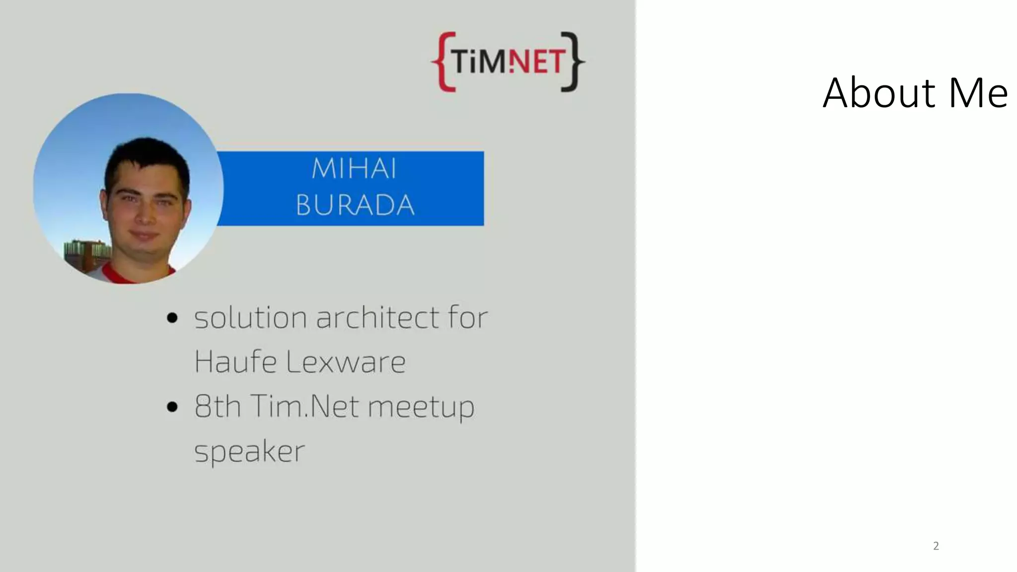 About Me
29/01/2015 2
 