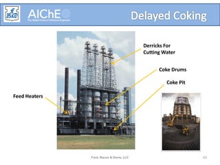 Ford, Bacon & Davis, LLC 43
Coke Drums
Derricks For
Cutting Water
Coke Pit
Feed Heaters
 