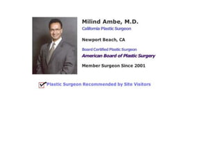 Milind K. Ambe, MD - Allaboutplasticsurgery.com