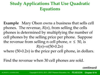 All about Quaratic Functions Grade 9 Mathematics.ppt