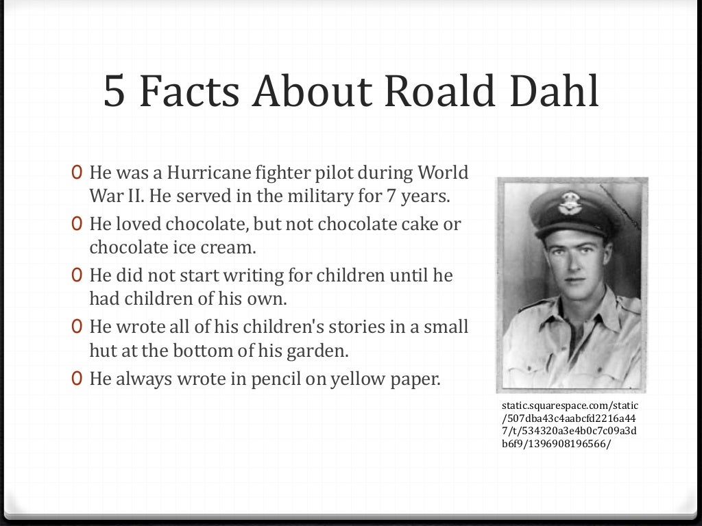 Amazing Author Presentations Roald Dahl