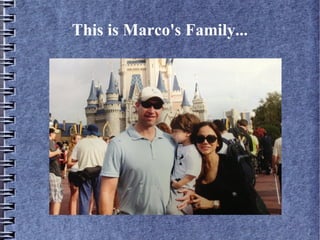 This is Marco's Family...
 