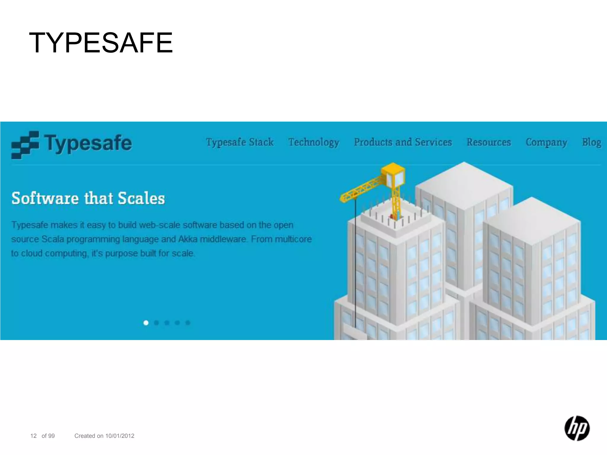 TYPESAFE




12 of 99   Created on 10/01/2012
 