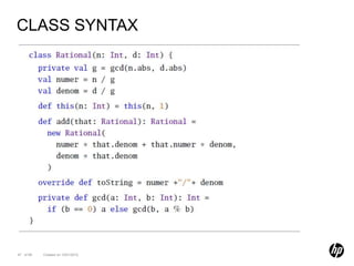 CLASS SYNTAX




47 of 99   Created on 10/01/2012
 
