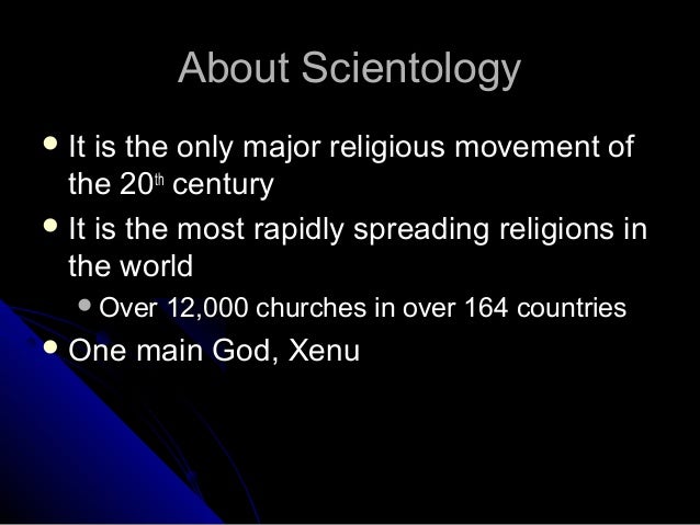 Essay about scientology