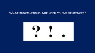 All about sentences | PPTX