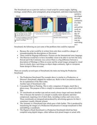 All about storyboards | PDF