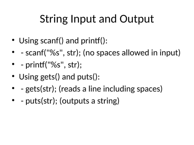 All_About_Strings_in_C_Programming.pptxn | PPT