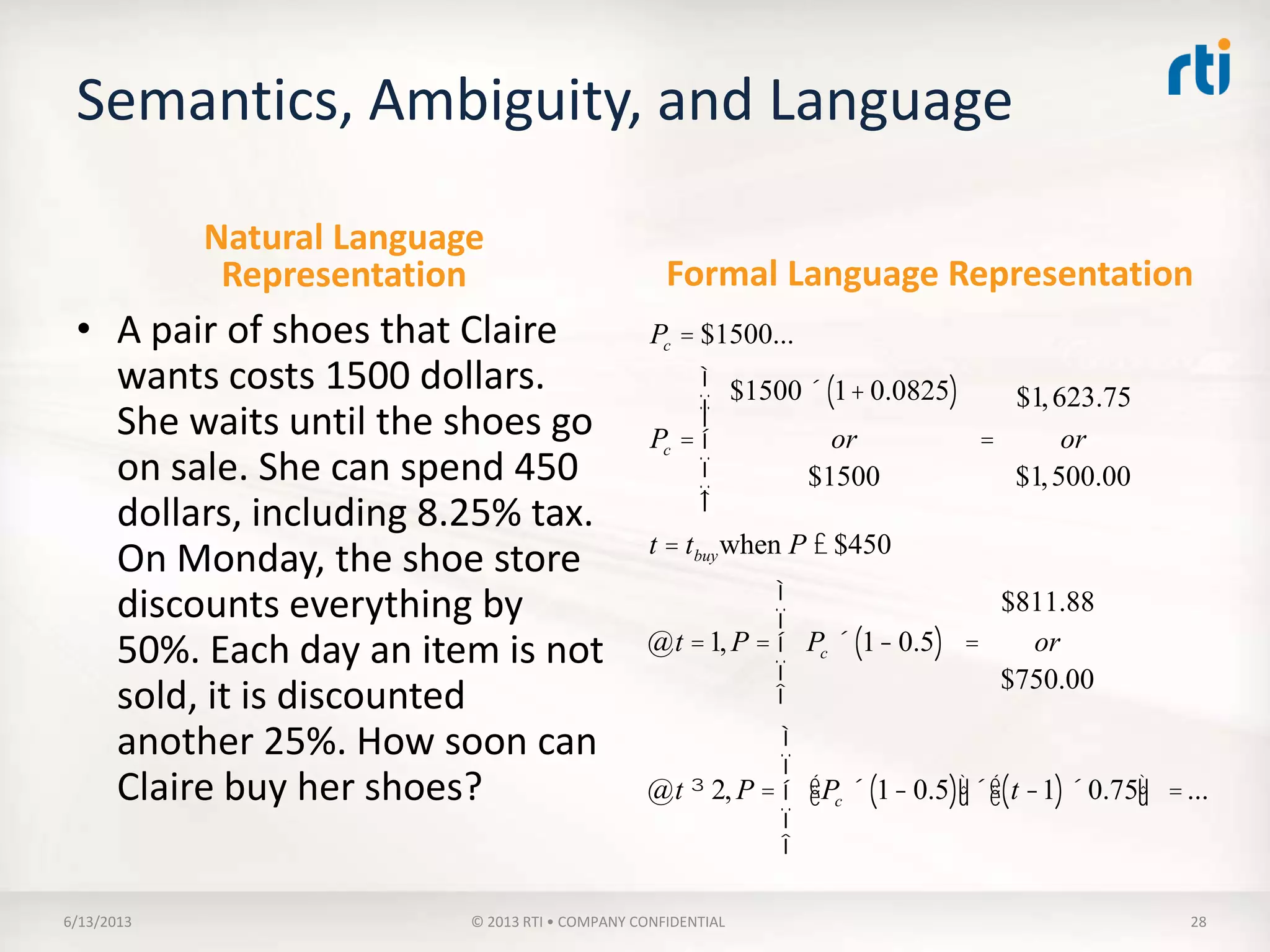 Formal Process
• Mandates are
insufficient with so
many stakeholders
• Can’t dictate
everything, must
accommodate many
things
• SOS DM needs to
enforce rigorous well
defined processes, not
mandate messages
Atomic Elements
Elements
of
Meaning
 