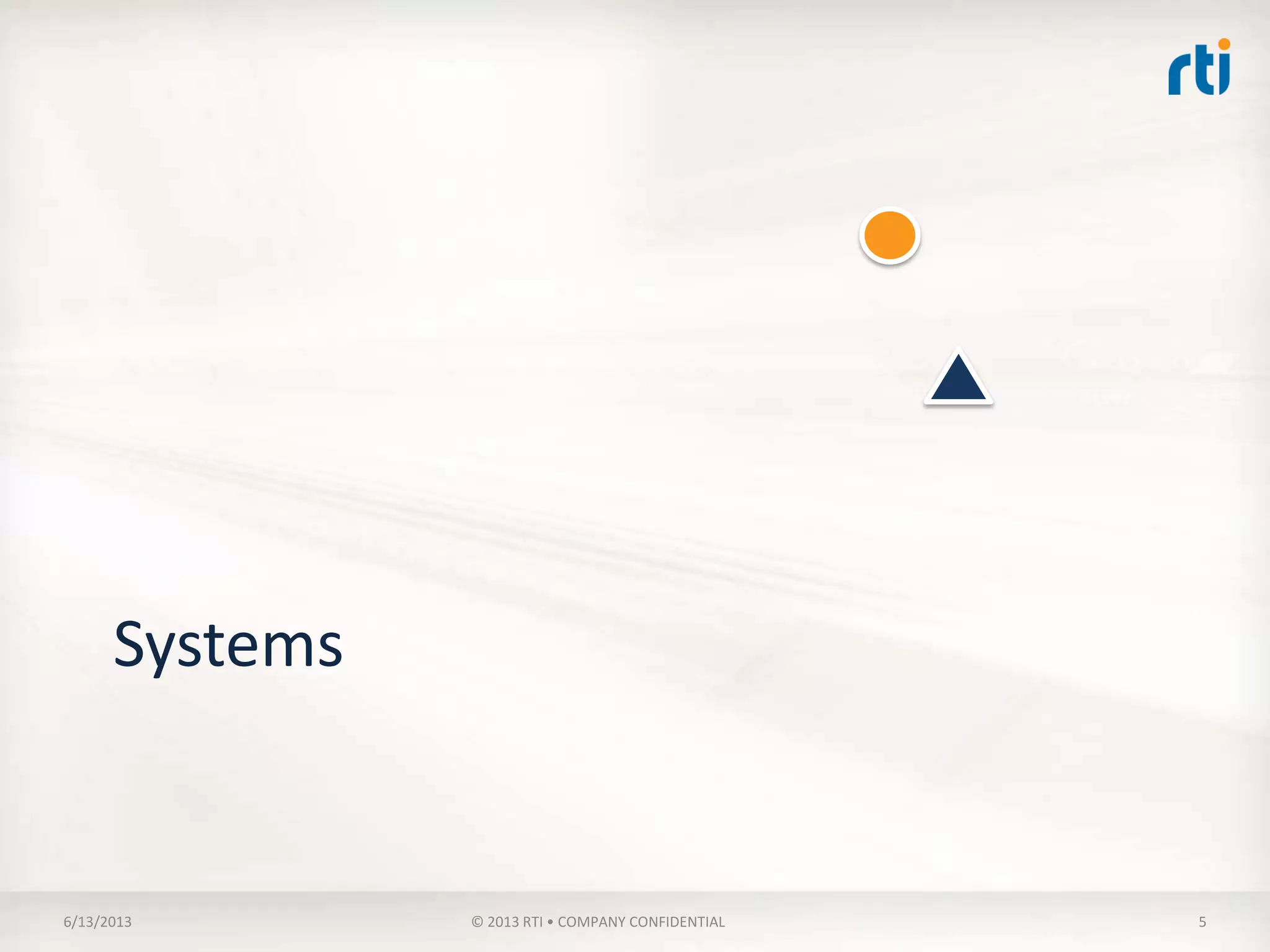 Systems
 