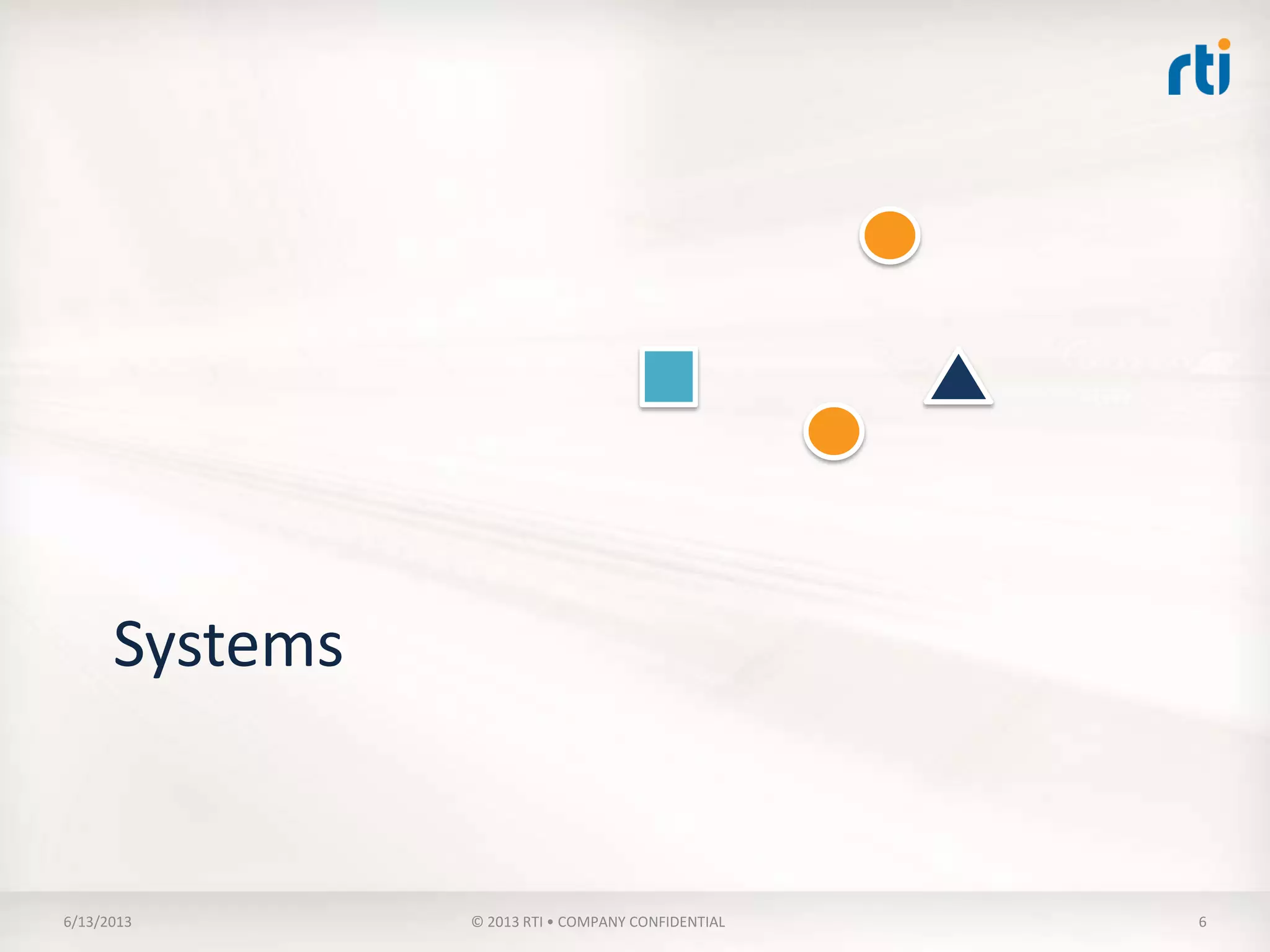 Systems
 