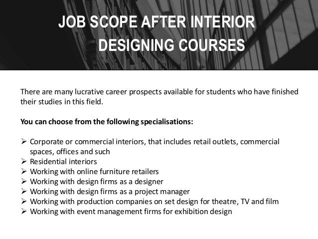 All About The Interior Design Course