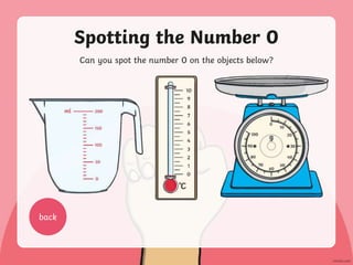 Spotting the Number 0
Can you spot the number 0 on the objects below?
back
 