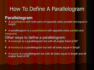 All About The Parallelogram[1]