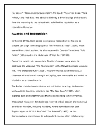 All About Tim Roth Wife - Nikki, Her Family and Loss of Child.pdf