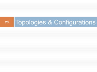 Topologies & Configurations23
 