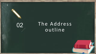 02 The Address
outline
 