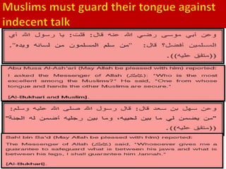 Allah forbids fahisha
