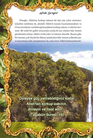 Allah sevgisi. turkish (türkçe) | PDF
