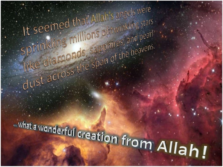 Allah's wonderful creations by Ishtyag Al-Subhi Allah's wonderful creations by Ishtyag Al-Subhi