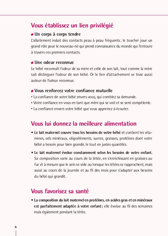 Le Guide De L Allaitement Maternel