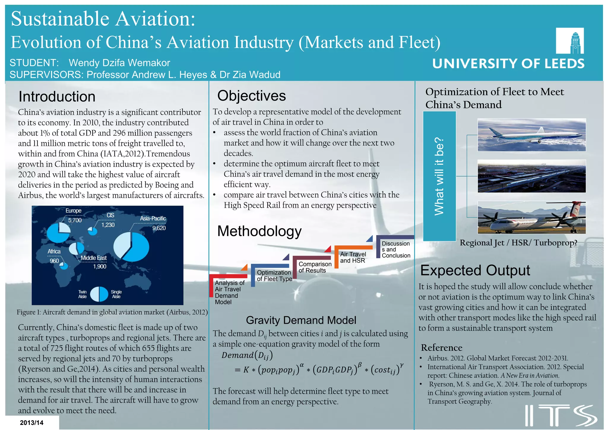 The	
  hypotheses	
  
Open	
  access	
  
operators	
  exhibit	
  
the	
  same	
  cost	
  
characteris1cs	
  as	
  
franchised	
  
operators	
  
Open	
  access	
  
operators	
  have	
  
lower	
  input	
  costs	
  
than	
  franchised	
  
operators	
  
Open	
  access	
  
operators	
  have	
  
lower	
  staﬀ	
  costs	
  
than	
  franchised	
  
operators	
  
Scale	
  and	
  density	
  
eﬀects	
  dominates	
  
lower	
  input	
  costs	
  
The	
  background	
  
Data	
  
Open	
  access	
   Franchises	
  
Scale	
  eﬀects?	
  
Density	
  eﬀects	
  
Other	
  eﬃciency	
  
gains?	
  
Lower	
  input	
  
costs?	
  
The	
  objec?ve	
  
The	
  paper	
  will	
  seek	
  to	
  answer	
  two	
  major	
  ques1ons:	
  
•  Does	
  open	
  access	
  operators	
  face	
  a	
  diﬀerent	
  cost	
  
func?on	
  	
  from	
  that	
  of	
  franchised	
  operators?	
  
and	
  
•  Does	
  other	
  eﬃciency	
  gains	
  and/or	
  lower	
  input	
  
costs	
  outweigh	
  the	
  scale	
  and	
  density	
  eﬀects?	
  
The	
  separa1on	
  of	
  rail	
  infrastructure	
  and	
  train	
  opera1ons,	
  is	
  making	
  the	
  
passenger	
  rail	
  market	
  less	
  monopolis1c.	
  Governments	
  can	
  open	
  for	
  either	
  
compe11on-­‐for-­‐the-­‐market	
  or	
  compe11on-­‐in-­‐the-­‐market.	
  The	
  former	
  is	
  
through	
  franchise	
  or	
  tender	
  compe11ons	
  for	
  a	
  train	
  opera1on	
  monopoly.	
  
In	
   the	
   laFer	
   model,	
   companies	
   run	
   services	
   on	
   their	
   own	
   risk	
   and	
   in	
  
compe11on	
  with	
  each	
  other.	
  
	
  
Research	
   on	
   franchised	
   passenger	
   rail	
   opera1ons	
   done	
   in	
   the	
   UK	
   by	
  
Wheat	
  and	
  Smith	
  (2014)	
  has	
  shown	
  that	
  there	
  are	
  strong	
  economies	
  of	
  
density	
  (number	
  of	
  trains	
  run	
  per	
  kilometre	
  of	
  track)	
  and	
  in	
  some	
  cases	
  
signiﬁcant	
  scale	
  eﬀects	
  (route	
  network	
  size)	
  in	
  the	
  industry.	
  However,	
  this	
  
research	
  did	
  not	
  account	
  for	
  open	
  access	
  opera1ons.	
  
	
  
With	
  a	
  growing	
  market	
  for	
  such	
  opera1ons	
  in	
  Europe,	
  it	
  is	
  important	
  to	
  
establish	
  whether	
  open	
  access	
  opera1ons	
  exhibit	
  diﬀerent	
  characteris1cs	
  
from	
  franchised	
  operators.	
  The	
  answer	
  may	
  provide	
  a	
  guide	
  to	
  whether	
  
head	
  on	
  open	
  access	
  compe11on	
  will	
  bring	
  beneﬁts,	
  or	
  if	
  we	
  are	
  beFer	
  
oﬀ	
  following	
  the	
  UK	
  prac1ce	
  of	
  only	
  allowing	
  non-­‐abstrac1ve	
  services.	
  	
  
United	
  Kingdom	
  –	
  
non-­‐abstrac1ve	
  
services	
  since	
  2000	
  
Sweden	
  –	
  head	
  on	
  
compe11on	
  since	
  
2010,	
  major	
  increase	
  
expected	
  in	
  2015	
  
Czech	
  Republic	
  –	
  
head	
  on	
  compe11on	
  
since	
  2011	
  
Interna1onal	
  open	
  
access	
  opera1ons	
  
liberalised	
  in	
  2010	
  
Austria	
  –	
  head	
  on	
  
compe11on	
  since	
  
2011	
  
Italy	
  –	
  head	
  on	
  
compe11on	
  since	
  2012	
  
Germany	
  –	
  head	
  on	
  
compe11on	
  since	
  
2012	
  
Dates	
   determined	
   by	
   start	
   of	
   ﬁrst	
  
services	
   as	
   recorded	
   by	
   Railway	
  
GazeFe	
   Interna1onal	
   online.	
   Flags	
  
sourced	
  from	
  na1onalﬂaggen.de	
  
Current	
  open	
  access	
  opera?ons	
  
Econometric	
  analysis	
  of	
  open	
  access	
  railway	
  operators’	
  compe??veness	
  
Data	
  
• Collect	
  and	
  
structure	
  data	
  
for	
  use	
  in	
  model.	
  
• Need	
  to	
  be	
  to	
  
the	
  same	
  format	
  
as	
  data	
  used	
  in	
  
earlier	
  research	
  
to	
  ensure	
  
comparability	
  
Model	
  
• Using	
  hedonis9c	
  cost	
  
model	
  for	
  heterogeneous	
  
outputs	
  developed	
  by	
  
Wheat	
  and	
  Smith	
  (2014)	
  
• This	
  will	
  provide	
  me	
  with	
  
a	
  cost	
  func9on	
  for	
  open	
  
access	
  operators	
  
Tes?ng	
  
• Is	
  the	
  cost	
  func9on	
  for	
  open	
  access	
  
operators	
  diﬀerent	
  from	
  that	
  of	
  
comparable	
  franchised	
  operators?	
  
• If	
  using	
  the	
  input/staﬀ	
  costs	
  of	
  franchises,	
  
would	
  the	
  costs	
  of	
  open	
  access	
  increase?	
  
• Does	
  the	
  lower	
  input	
  costs	
  make	
  up	
  for	
  the	
  
change	
  in	
  scale	
  and	
  density	
  eﬀects?	
  
The	
  Methodology	
  
Due	
   to	
   open	
   access	
   operators	
   only	
   being	
   responsible	
   for	
   a	
  
minor	
  frac1on	
  of	
  the	
  traﬃc	
  on	
  the	
  Bri1sh	
  network,	
  there	
  is	
  a	
  
risk	
   that	
   size	
   and	
   form	
   of	
   the	
   sample	
   will	
   limit	
   the	
  
transferability	
   of	
   the	
   results.	
   However,	
   the	
   results	
   should	
  
indicate	
   whether	
   there	
   are	
   structural	
   cost	
   advantages	
   to	
   be	
  
exploited,	
  as	
  well	
  as	
  formalising	
  the	
  cost	
  structure	
  of	
  small	
  rail	
  
operators	
  in	
  the	
  United	
  Kingdom.	
  
Risks	
  
By	
  Tørris	
  Rasmussen 	
   	
   	
  Supervisor:	
  Phil	
  Wheat	
  
Output	
   metrics	
   such	
   as	
   train	
   hours,	
   train	
   kilometres	
   and	
   route	
  
kilometres,	
  and	
  input	
  metrics	
  such	
  as	
  vehicles	
  per	
  train,	
  vehicle	
  type	
  and	
  
top	
  speed	
  will	
  be	
  sourced	
  from	
  1metable	
  data	
  from	
  the	
  Department	
  for	
  
Transport.	
  The	
  minimum	
  require	
  data	
  has	
  been	
  secured.	
  
	
  
Cost	
   input	
   data	
   will	
   be	
   sourced	
   from	
   respec1ve	
   companies’	
   annual	
  
accounts	
  posted	
  	
  with	
  Companies	
  House	
  and	
  publicly	
  available.	
  
Alexandersson,	
  G.,	
  2010.	
  The	
  Accidental	
  Deregula9on	
  -­‐	
  Essays	
  on	
  Reforms	
  in	
  Swedish	
  Bus	
  and	
  
Rail	
  Industries	
  1979-­‐2009.	
  Ph.D	
  thesis:	
  University	
  of	
  Stockholm.	
  
	
  
Wheat,	
  P.	
  &	
  Smith,	
  A.,	
  2014	
  Forthcoming.	
  Do	
  the	
  usual	
  results	
  of	
  railway	
  returns	
  to	
  scale	
  and	
  
density	
  hold	
  in	
  the	
  case	
  of	
  heterogeneity	
  in	
  outputs:	
  A	
  hedonic	
  cost	
  func9on	
  approach.	
  Journal	
  
of	
  Transport	
  Economics	
  and	
  Policy	
  
	
  
MVA	
   Consultancy,	
   2011.	
   Modelling	
   the	
   Impacts	
   of	
   Increased	
   On-­‐Rail	
   Compe99on	
   Through	
  
Open	
  Access	
  Opera9on,	
  London:	
  MVA	
  Consultancy.	
  
Major	
  sources	
  consulted	
  
 