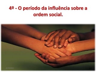 4º - O período da influência sobre a 
ordem social. 
31/10/2014 10 
 