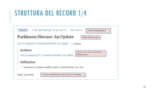STRUTTURA DEL RECORD 1/4
11
 