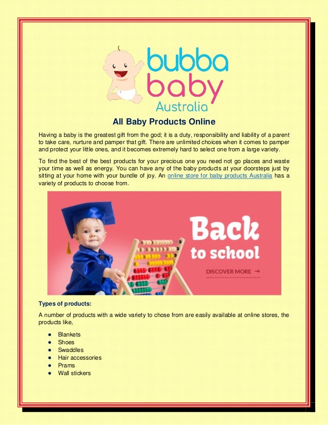 the baby store online