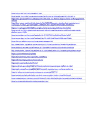 High Quality Backlinks For Crypto Project | PDF image.