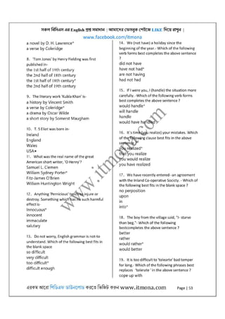 All bcs english questions solution [www.itmona.com] | PDF