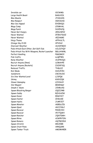 All cars have nitro | PDF