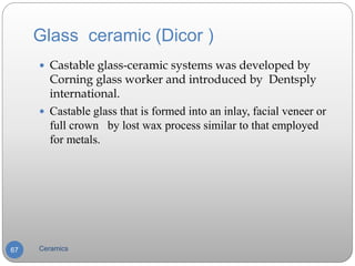 All ceramic materials | PPTX