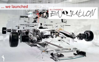 ... we launched
 
