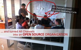 ... and turned All Channels
into an OPEN SOURCE ORGANIZATION
 