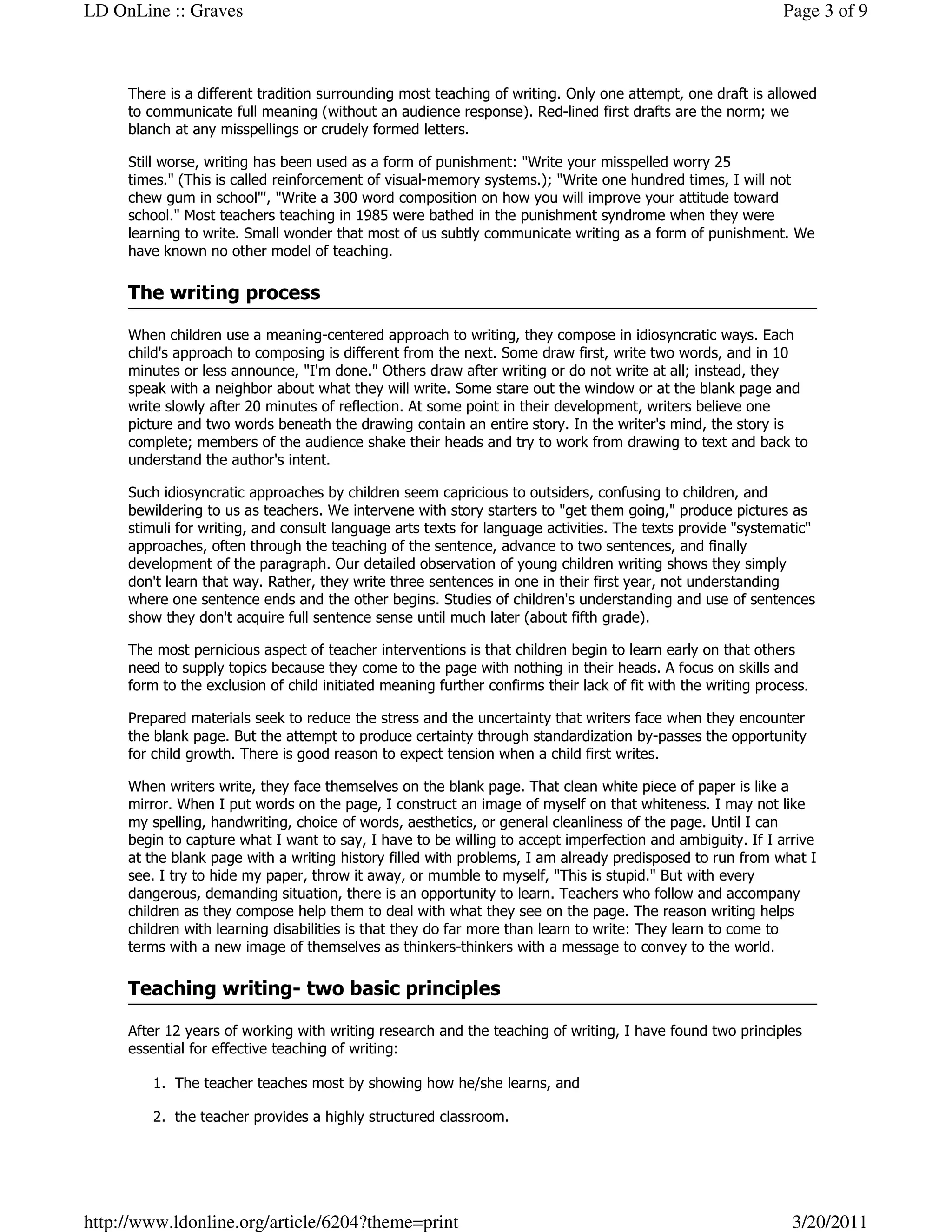 All children can write | PDF