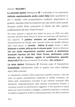 Allc istanza proscioglimento immediato ex art. 129 cpp